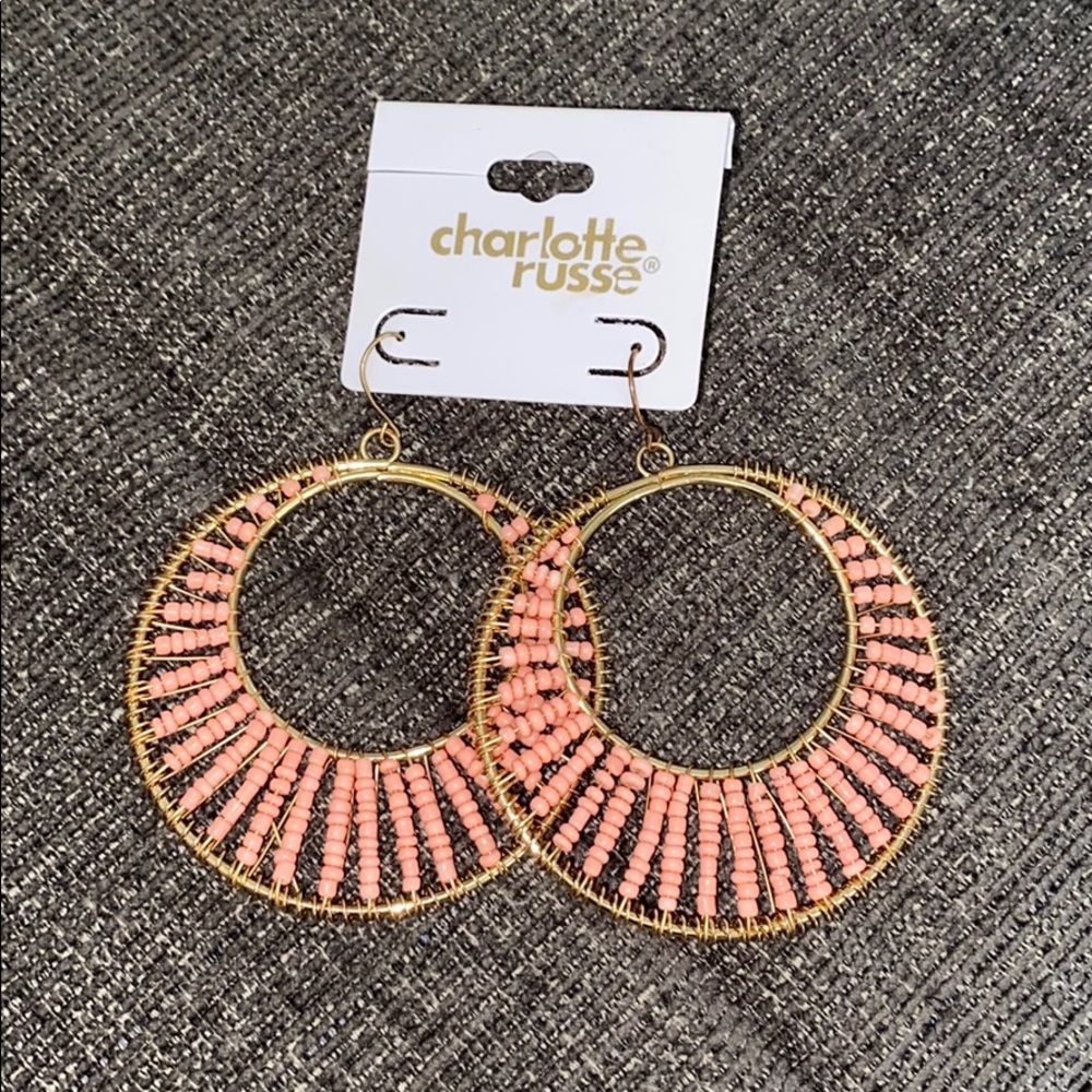 Pink earrings CR
